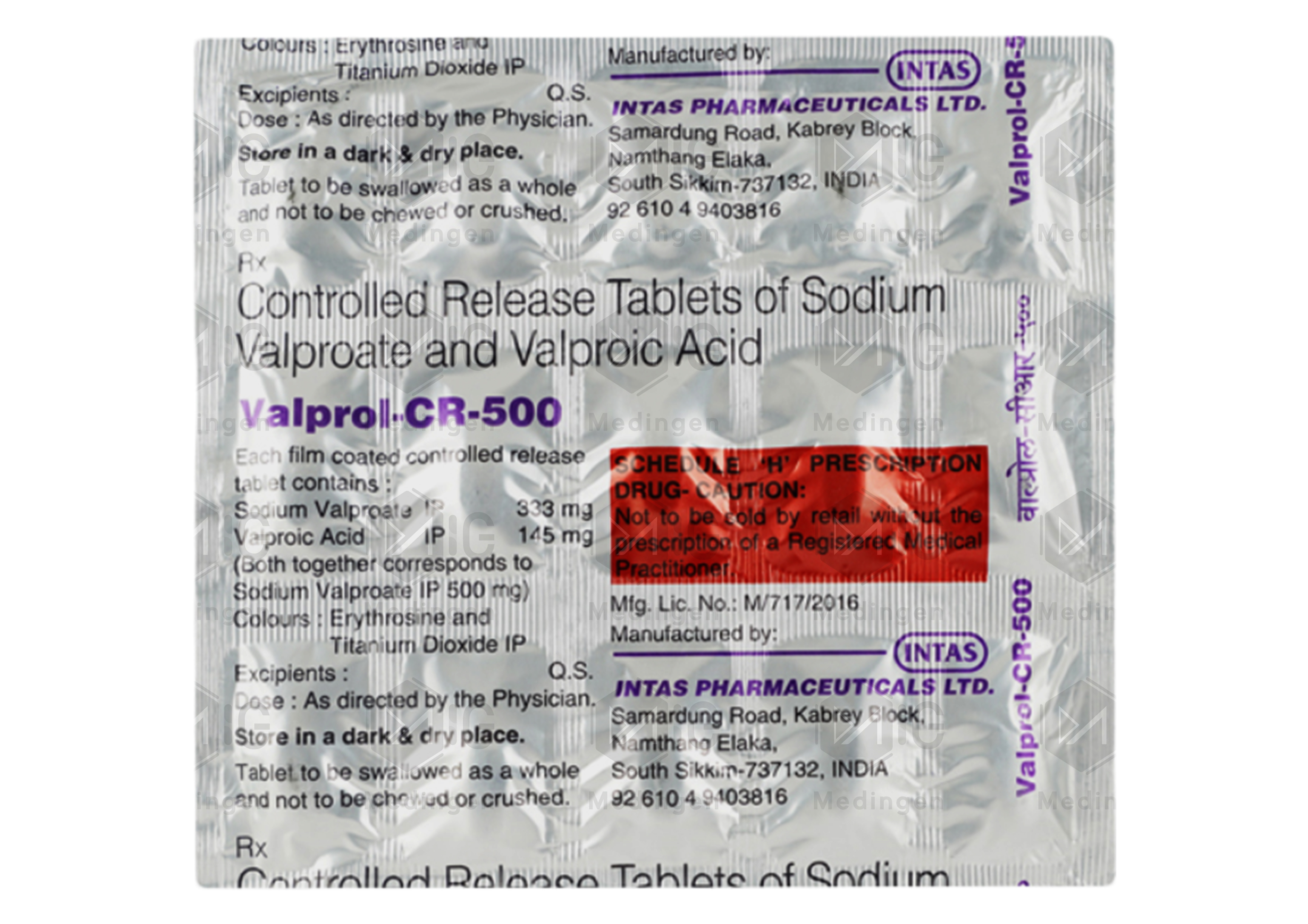 VALPROL CR 500